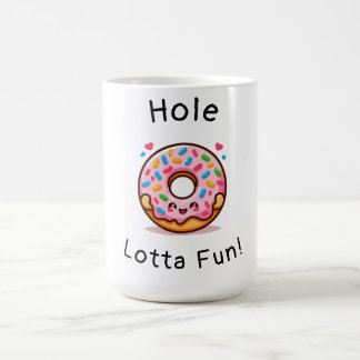 ホールロッタおもしろい – かわいいドーナツ コーヒーマグカップ