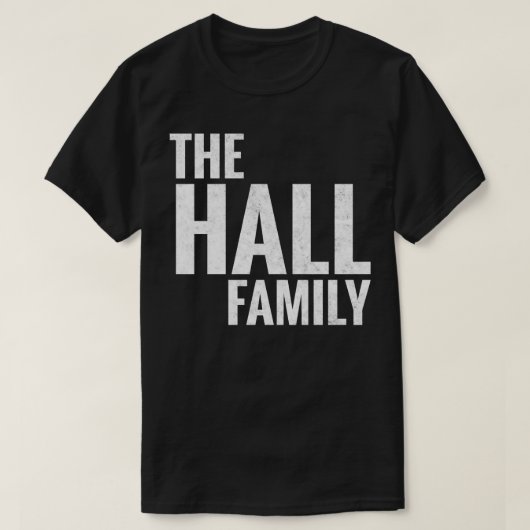 ホール家殿名人堂姓 Tシャツ (デザイン正面)