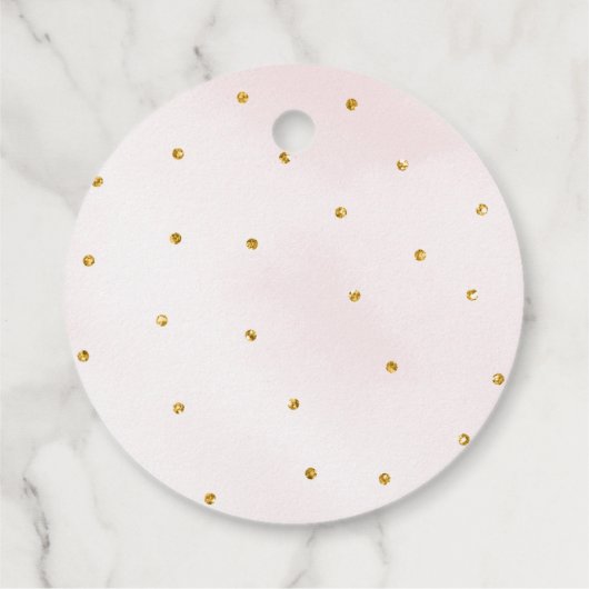 ホール感謝していバッチドーナッツピンク金ゴールド誕生日 フェイバータグ (裏面)