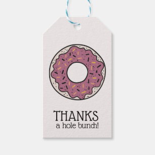 ホール感謝していバンチありがとうラベル ギフトタグ