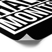 ホール監視ギフト新学期学生 ポスター (角)