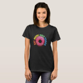 ホール食べフーズおもしろいフードプンプンDonuts Don Tシャツ (正面フル)