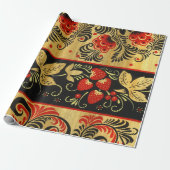 ホーロロシアのマラッピング紙 ラッピングペーパー (アンロールド)