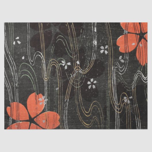 ホーワイアンハイビスカス花びらインウォーター 薄葉紙 (正面)