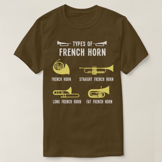 ホーンのタイフランスのプ Tシャツ (デザイン正面)
