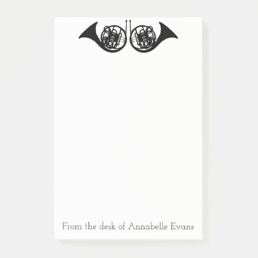 ホーンの個フランスの人設定 ポストイット (正面)