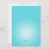 ホーンを鳴らしてサプライズ バースデーパーティー 招待状 (裏面)