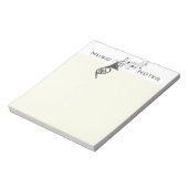 ホーンウィンドフランスのウミュージシャン音楽ノート ノートパッド (回転)