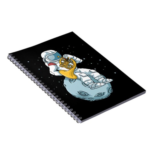 ホーンギフトフランスのメンズ真鍮ミュージックホーフランスのン ノートブック (右側)