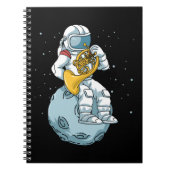 ホーンギフトフランスのメンズ真鍮ミュージックホーフランスのン ノートブック (正面)