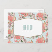 ホーンシアスガーデニシアロサス・デタレス・セレスティ ポストカード (正面/裏面)