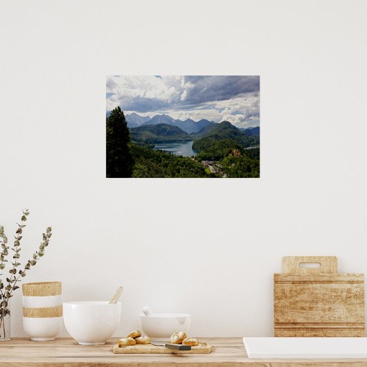 ホーンシュヴァンガウキャッスルバイエルドイ ポスター (キッチン)