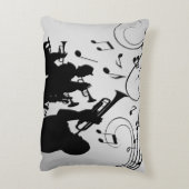 ホーンセクションミュージックデザイン アクセントクッション (裏面(縦))