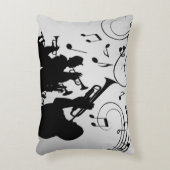 ホーンセクションミュージックデザイン アクセントクッション (正面(垂直))