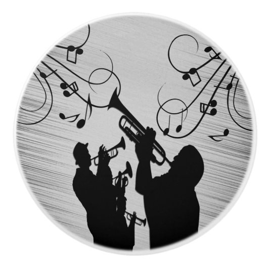 ホーンセクションミュージックデザイン セラミックノブ (正面)