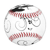 ホーンセクションミュージックデザイン 野球ボール (正面)