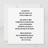 ホーンテッドマンション：シンisterな邸宅 招待状 (裏面)