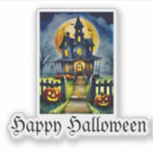 ホーンテッド・ホロウと月 シール (正面)