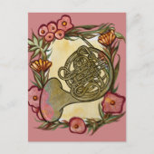 ホーンバンドキャフランスのンプアートホルンバンド先生 ポストカード (正面)