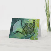 ホーンバンドフランスのクラス音楽先生 カード (正面)