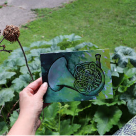 ホーンバンドフランスのクラス音楽先生 カード