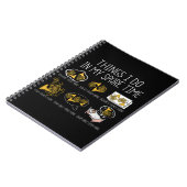 ホーンビッグフランスのバンドオーケストラ楽器音楽 ノートブック (左側)