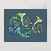 ホーンフランスのデイジーバンドクラス先生 ポストカード (正面)