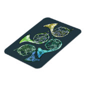 ホーンフランスのデイジーバンドクラス先生 マグネット (左側)