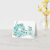 ホーンフランスのノートカード カード (黄色い花)