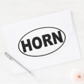 ホーンプレイヤー 楕円形シール (封筒)