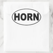 ホーンプレイヤー 楕円形シール (バッグ)