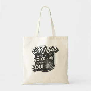 ホーンプレイヤーMusik the Voice of the Soul フランスの Hor トートバッグ