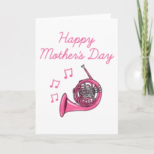 ホーンマフランスのザーズデイブラスミュージシャン サンキューカード (正面)