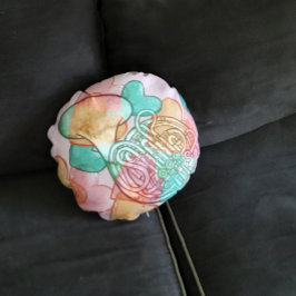 ホーンラブバンドクラスフランスのアートハート ラウンドクッション