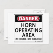 ホーン操作領域 ポストカード (正面/裏面)