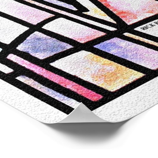 ホーン断面 ポスター (角)