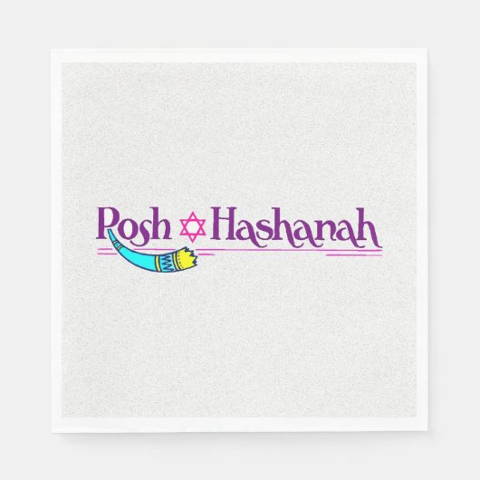 ホーン&スター – スタンダードランチョンナプキン (正面)