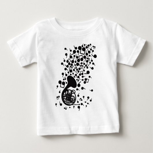 ホーン(_D) ベビーTシャツ (正面)