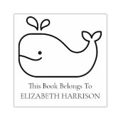 ホー名門私立校風のラパーソナライズされた ラバースタンプ (インプリント)