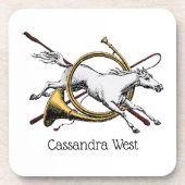 ホー名門私立校風のン色を飛び越える乗馬 コースター (正面)