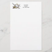 ホー名門私立校風のン色を飛び越える乗馬 便箋 (正面)