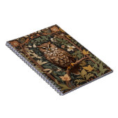 ホー威厳のあるル素晴らしフクロウ林 ノートブック (右側)