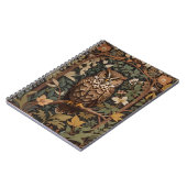 ホー威厳のあるル素晴らしフクロウ林 ノートブック (左側)