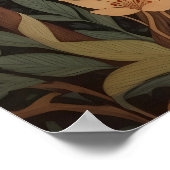 ホー威厳のあるル素晴らしフクロウ林 ポスター (角)