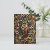 ホー威厳のあるル素晴らしフクロウ林 ポストカード (スタンド正面)