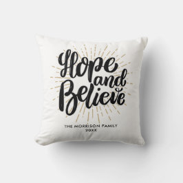 ホー感動的プと信じ引用文カスタム写真 クッション