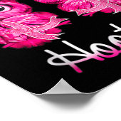 ホー救ターズピンクリボン乳がんプレゼント ポスター (角)