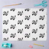 ホー書ドブラックとホワモノグラムのイト名 薄葉紙 (クラフト)