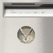 ホー素晴らしムフクロウ マグネット (インサイチュ (食洗機))