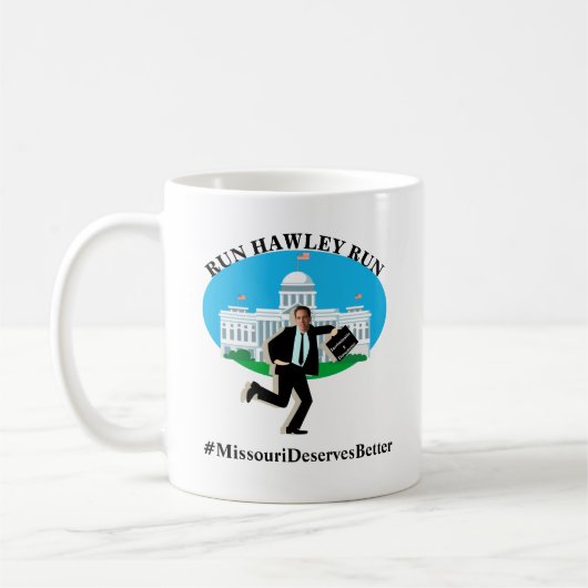 ホー走リー走#MissouriDeservesBetter コーヒーマグカップ (左)
